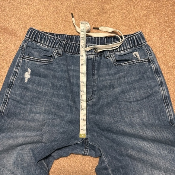 Aerie pull on drawstring jeans size small - Picture 5 of 6